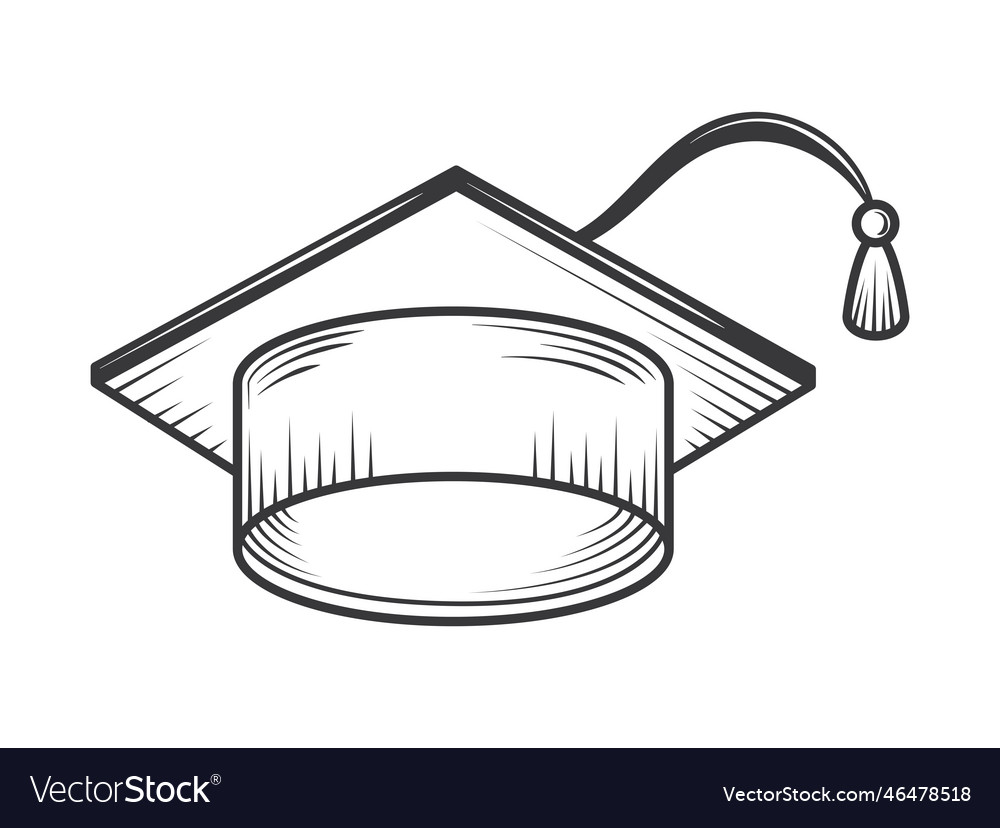 Graduation cap icon Royalty Free Vector Image - VectorStock