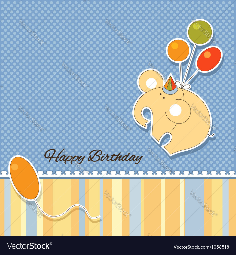 its a baby boy announcement card royalty free vector image