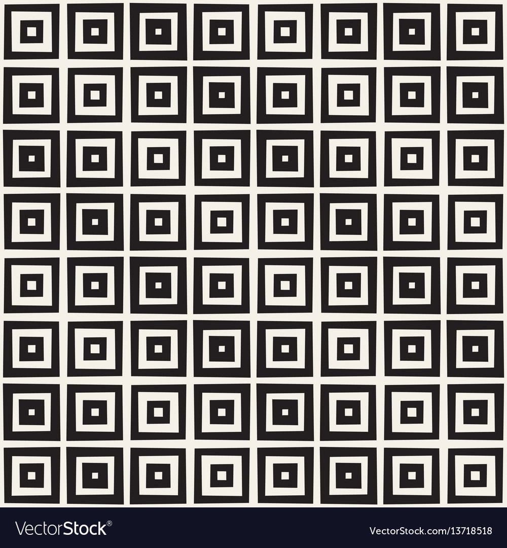 Monochrome Line Lattice Pattern