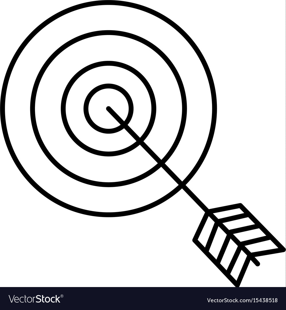 Target with arrow icon