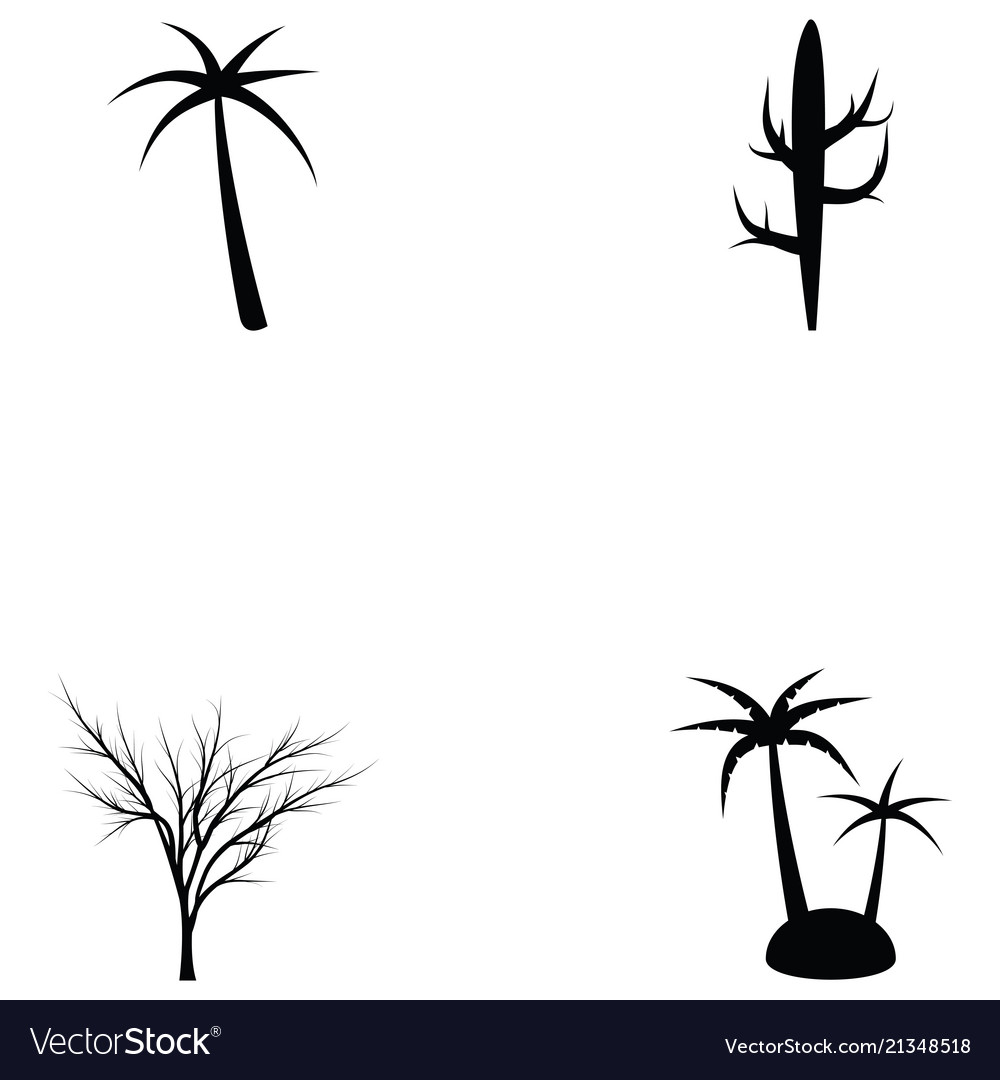 Tree icon set