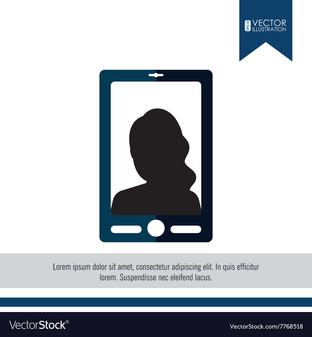 User profile design Royalty Free Vector Image - VectorStock