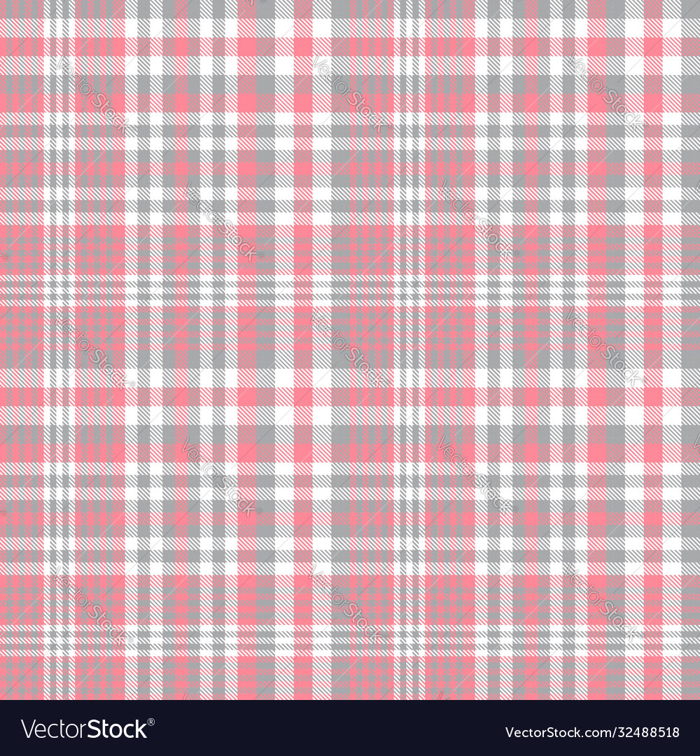 White glen plaid textured seamless pattern Vector Image