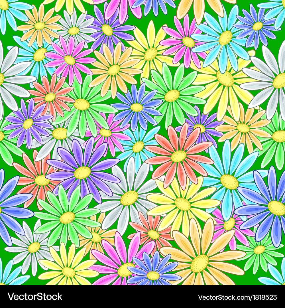 Abstract Floral Seamless Pattern Royalty Free Vector Image