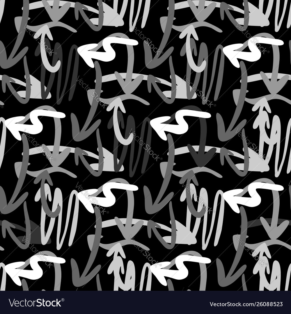 Abstract geometric rought arrow pattern arrows vector image Abstract geometric rought arrow pattern arrows