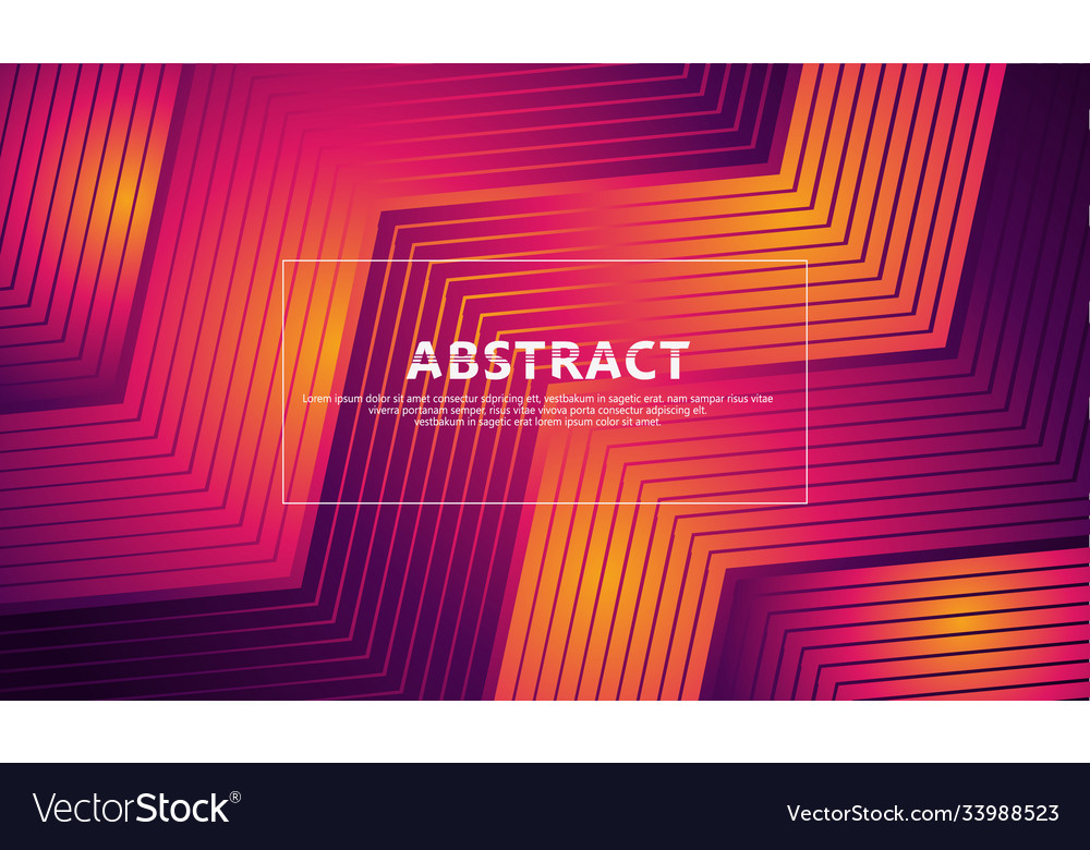 Abstract lines on triangle shape background