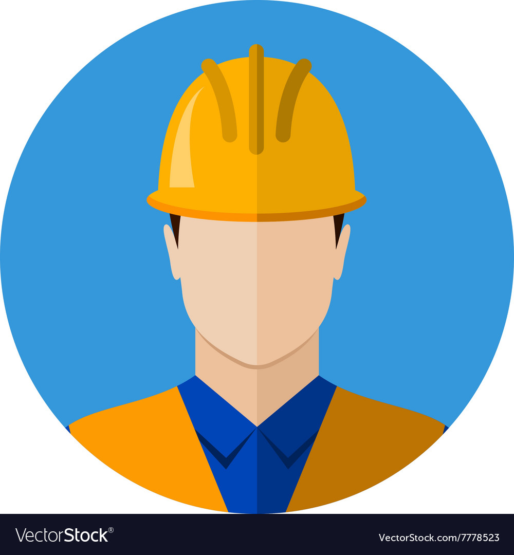 Builder man Royalty Free Vector Image - VectorStock