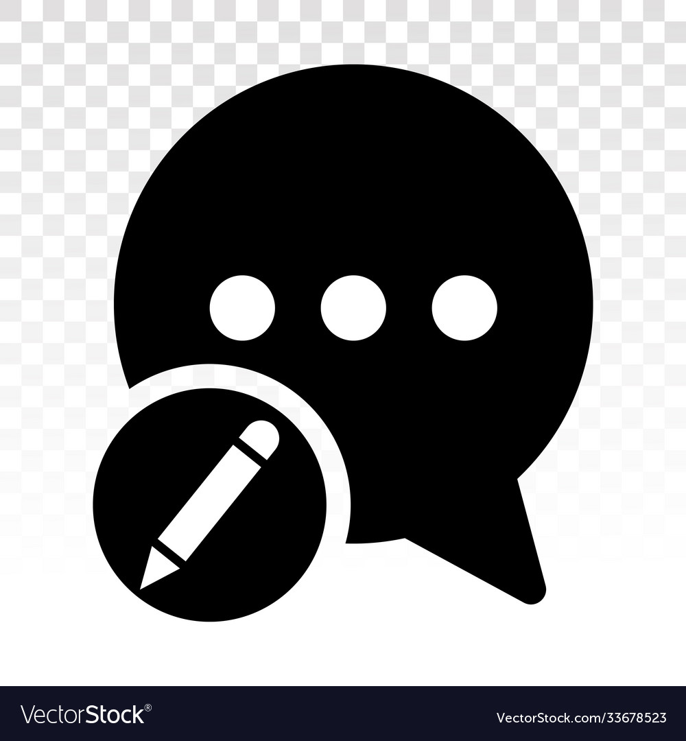 Compose message writing new - flat icon Vector Image Compose message writing new - flat icon