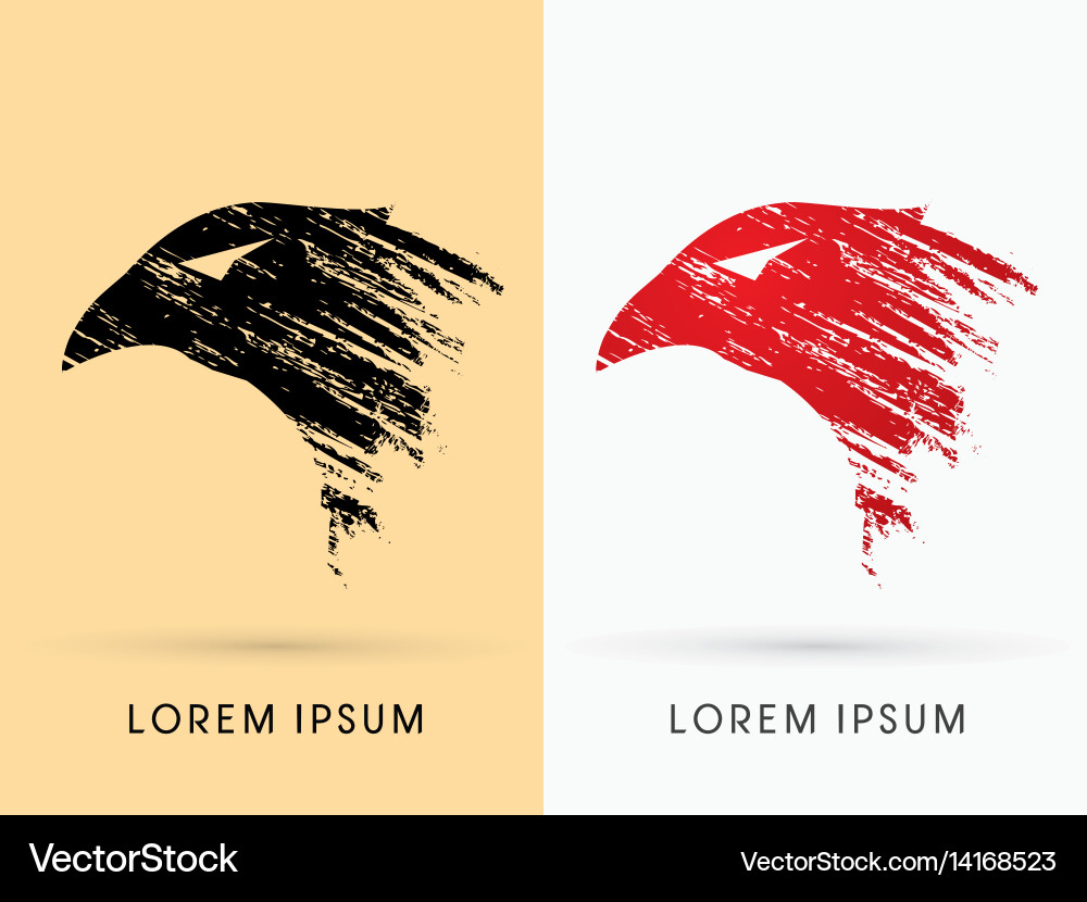 Eagle head Royalty Free Vector Image - VectorStock