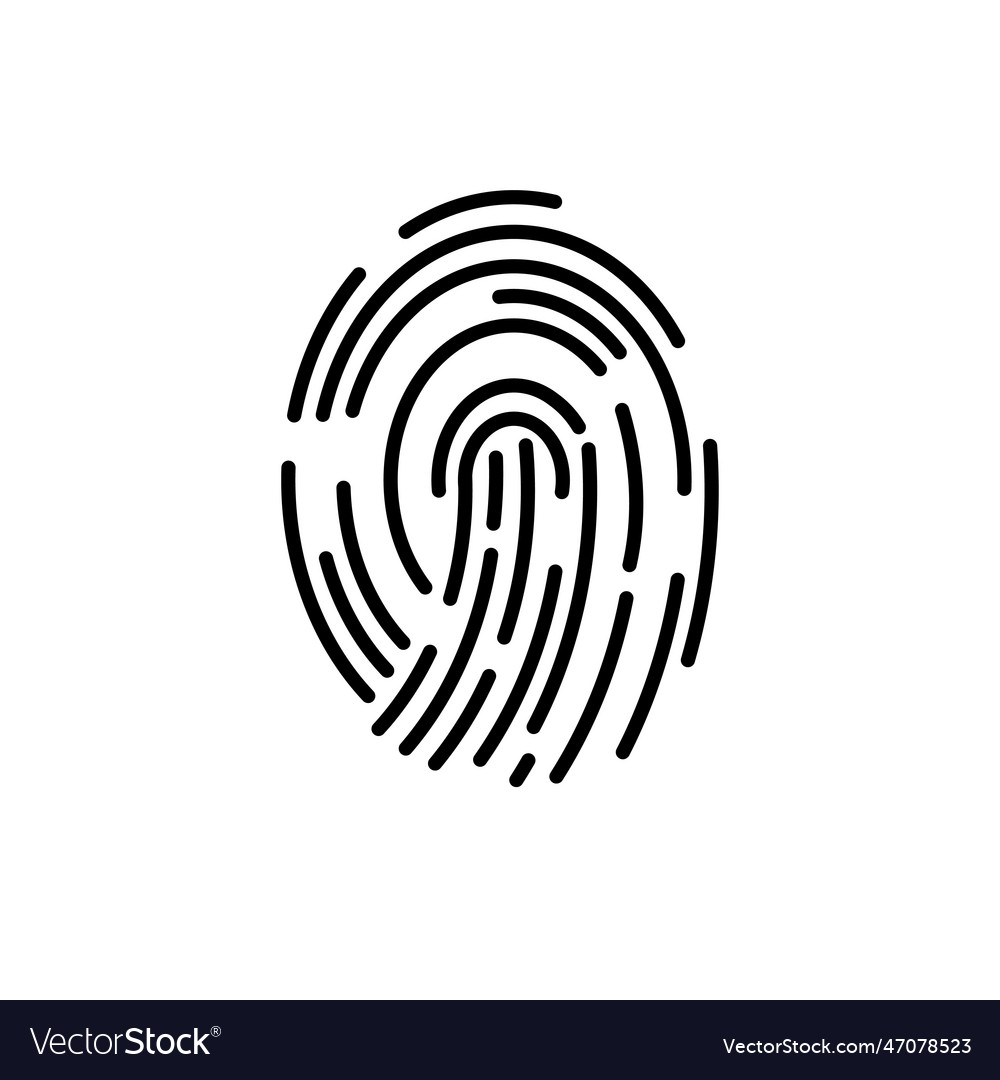 Fingerprint logofingerprint scan logo