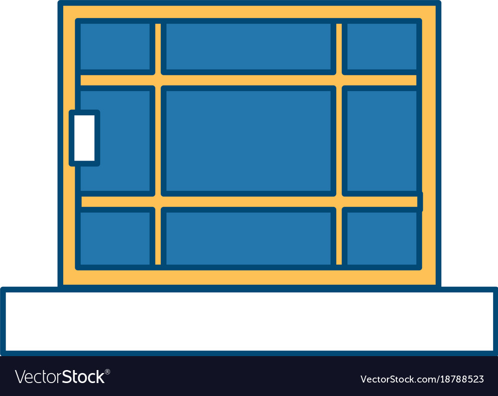 Fensterhaus isoliert