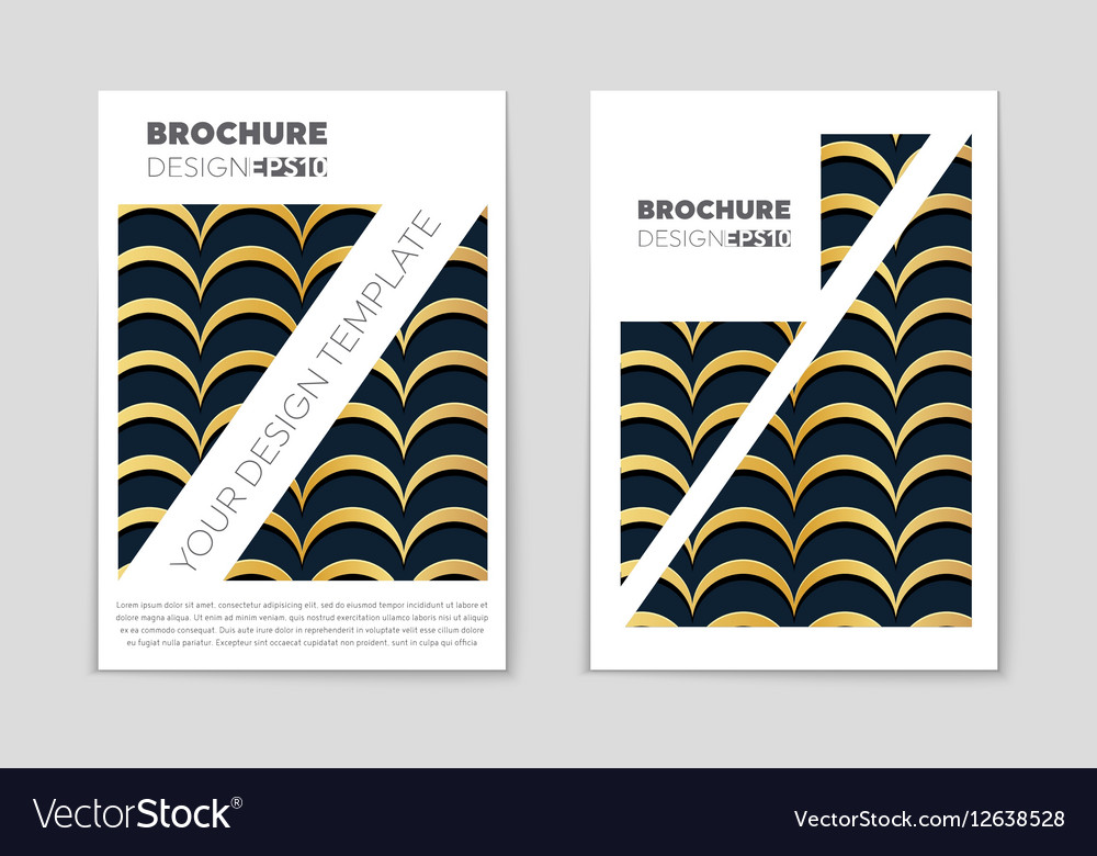 Abstract layout background set for art