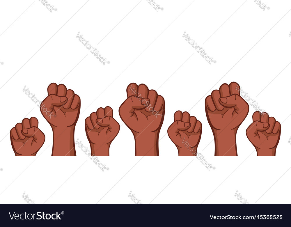 Black history month african american arm