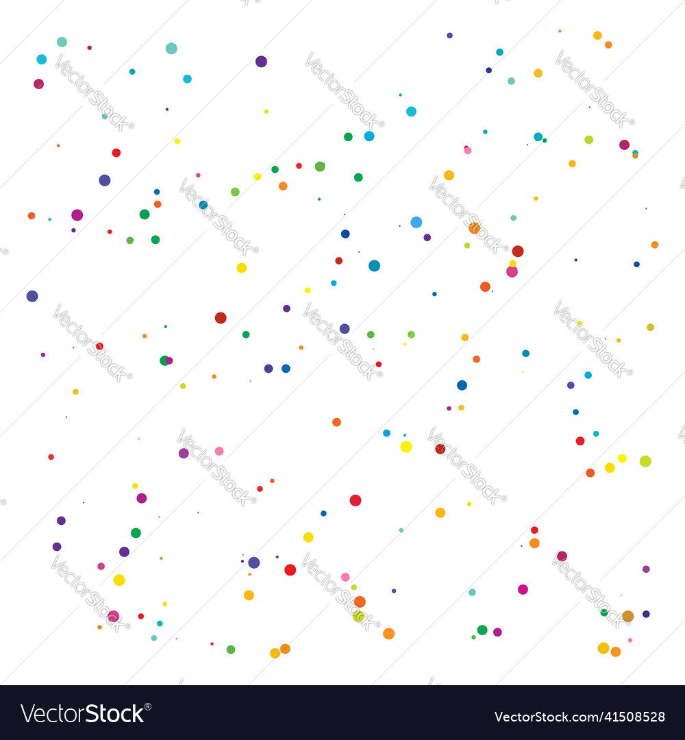Bunte zufällige diffuse Kreise Punkte Muster Vector Image Bunte zufällige diffuse Kreise Punkte Muster