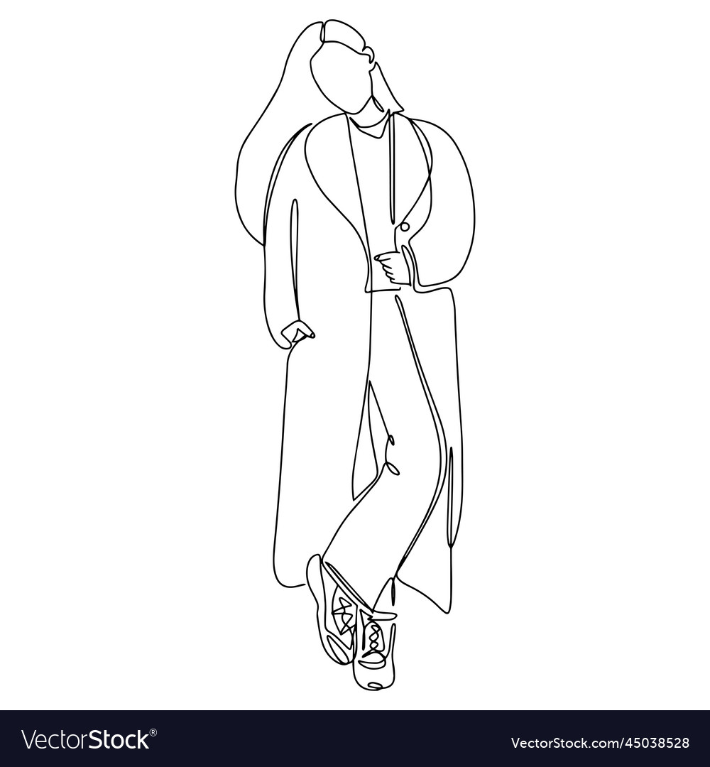 Continuous linear drawing or one line
