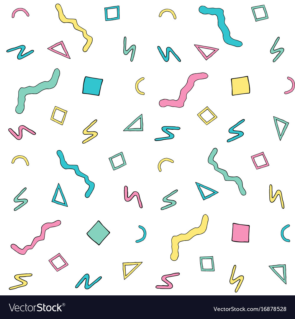 Modern abstract design pattern retro style