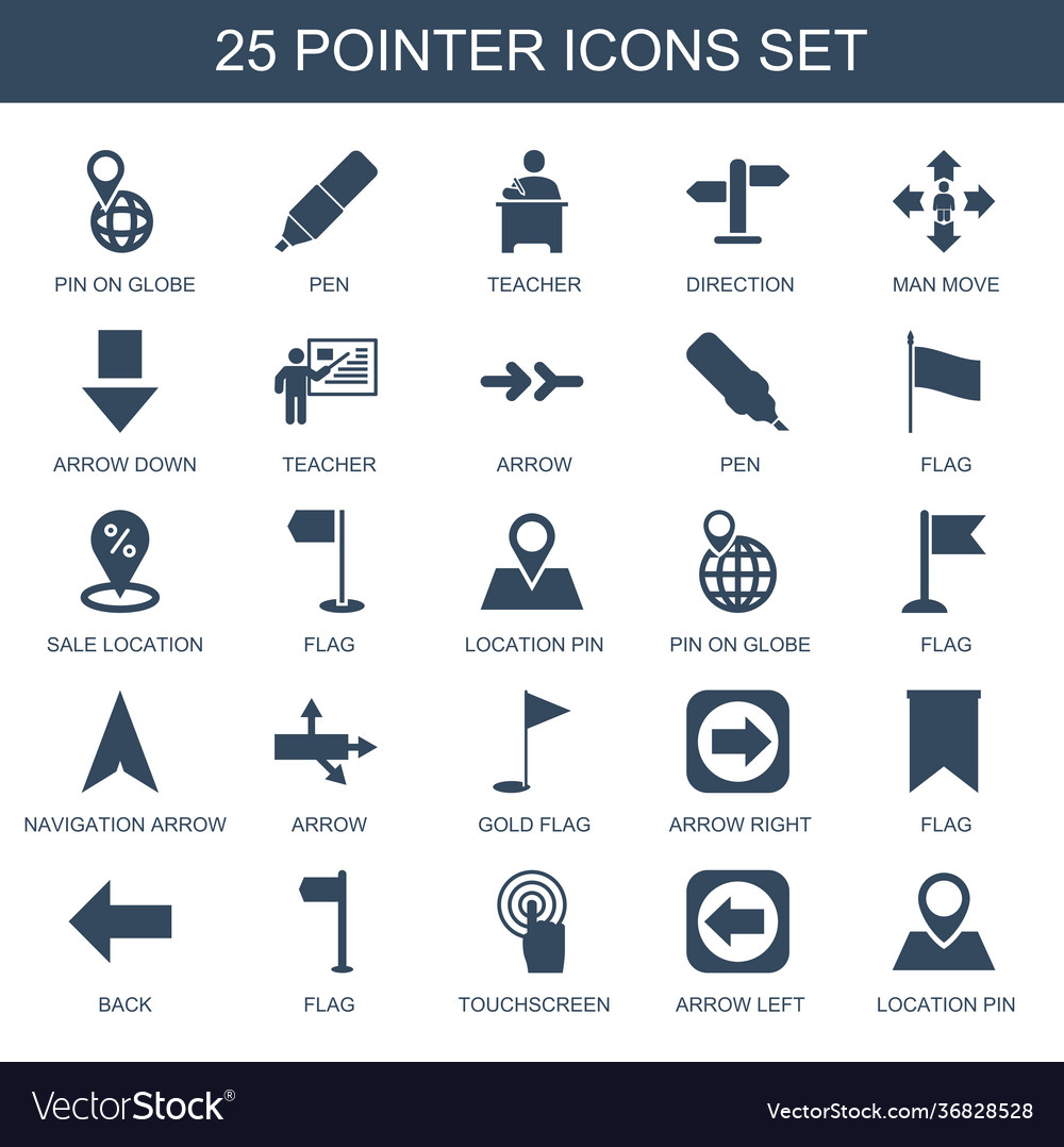 Pointer icons