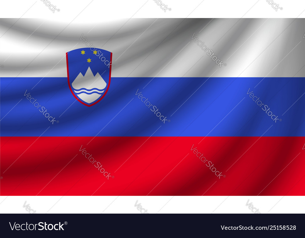 Realistic flag Royalty Free Vector Image - VectorStock