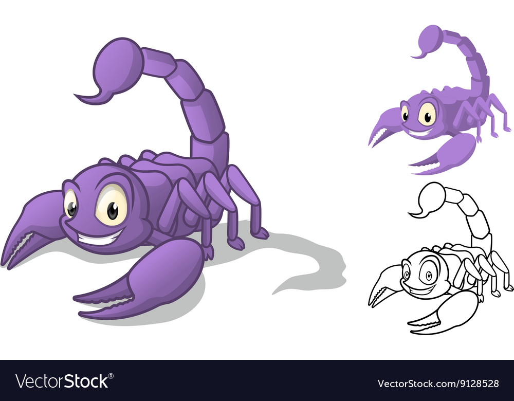 Scorpion Cartoon Character Royalty Free Vector Image Scorpions revenge movie in high quality. vectorstock