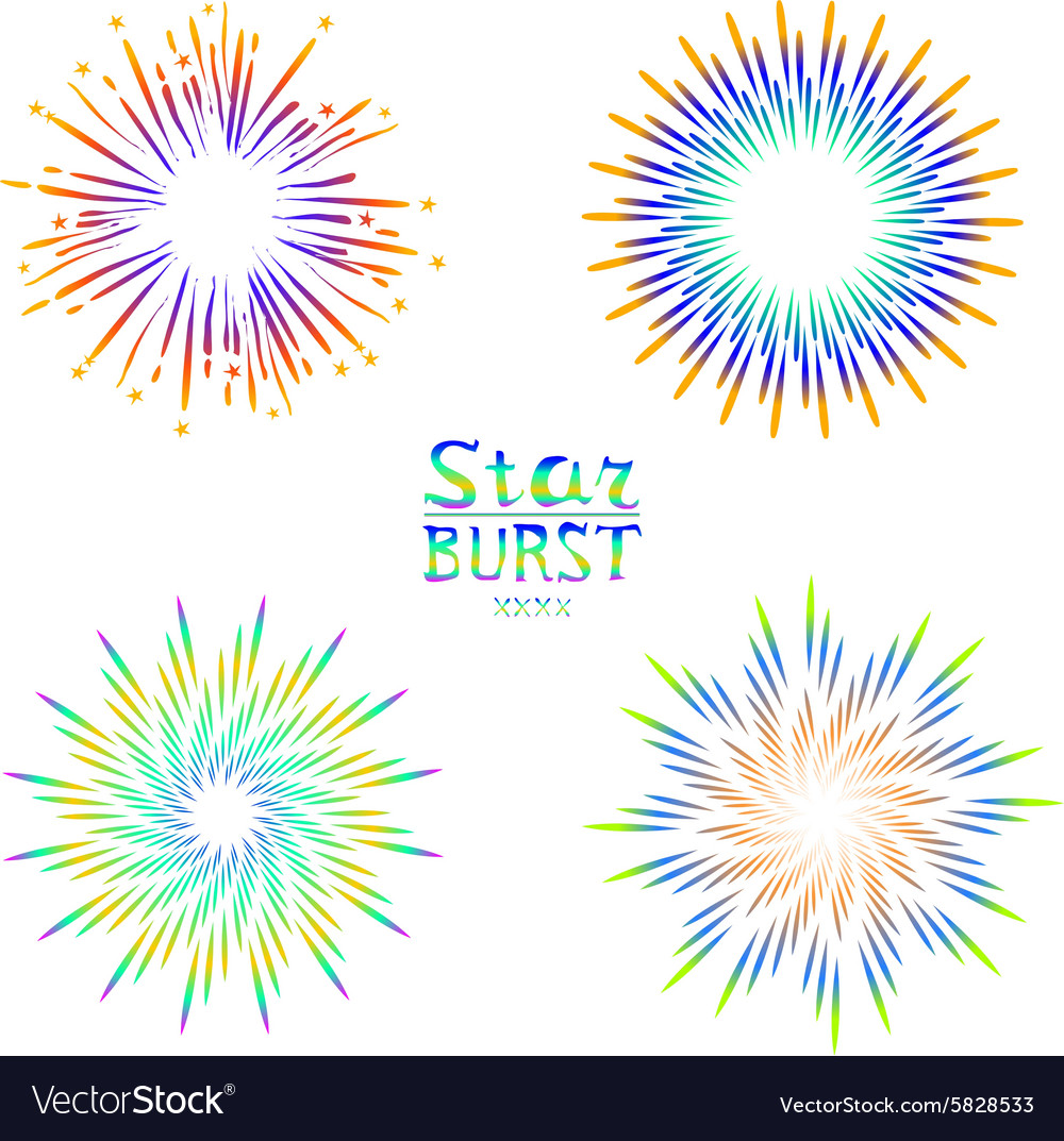 Background design with abstract fireworks