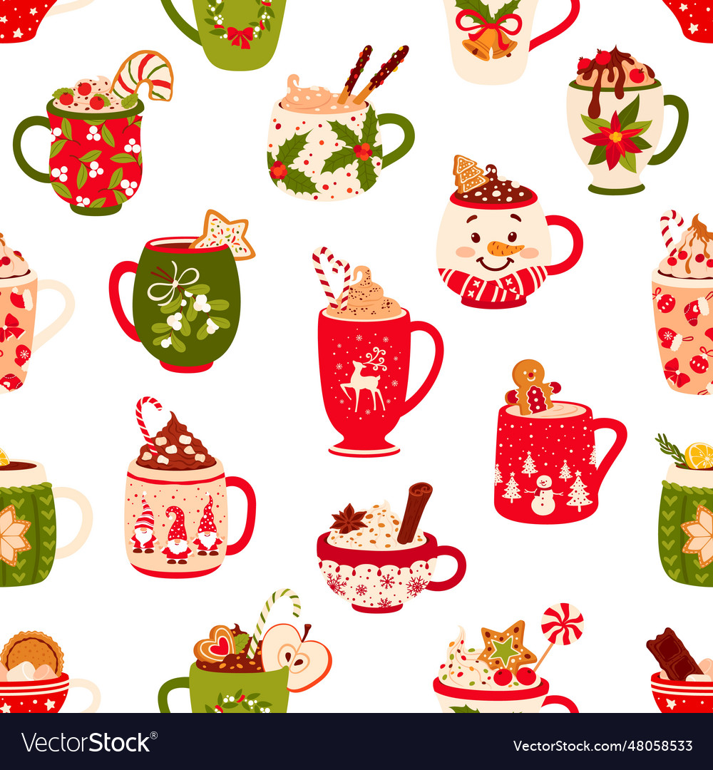 Christmas Cocoa & Eggnog Pattern