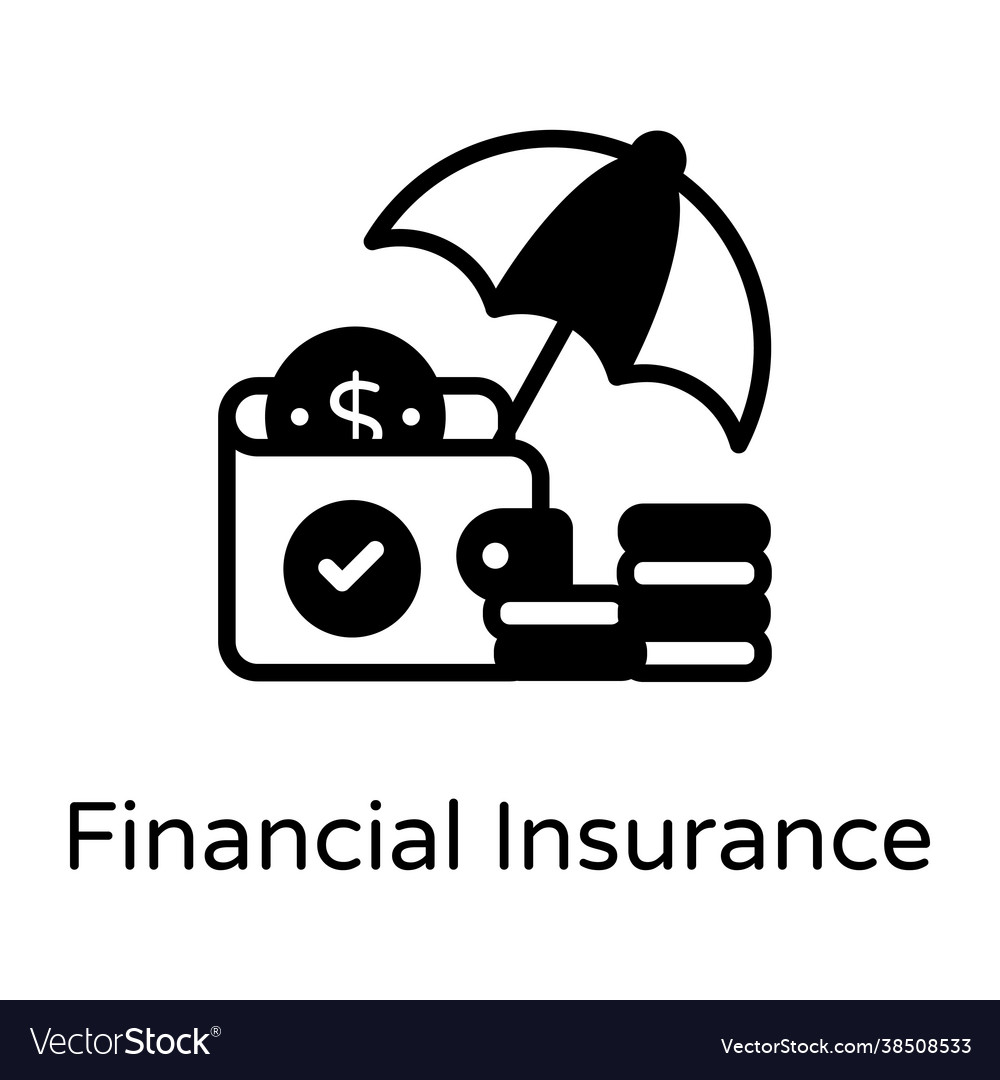 Financial Insurance Royalty Free Vector Image - Vectorstock