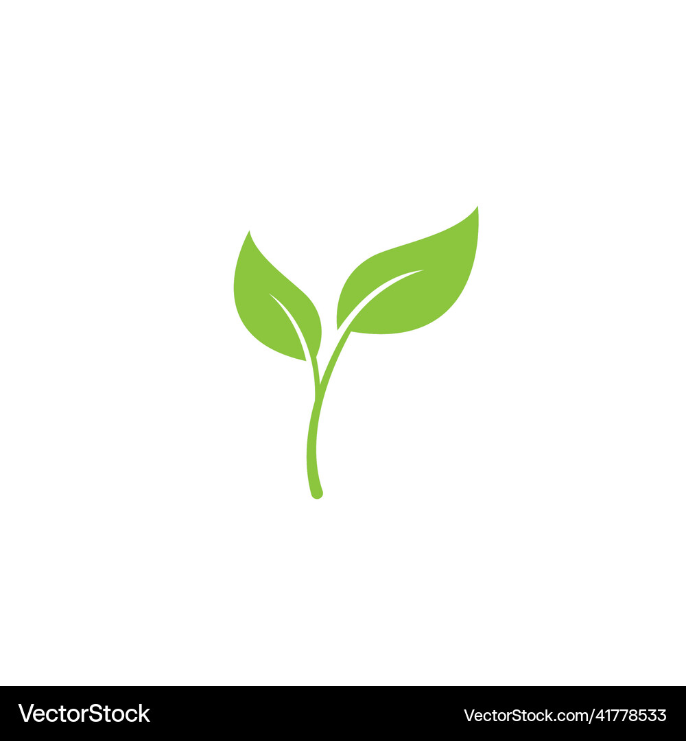 Leaf logo Royalty Free Vector Image - VectorStock