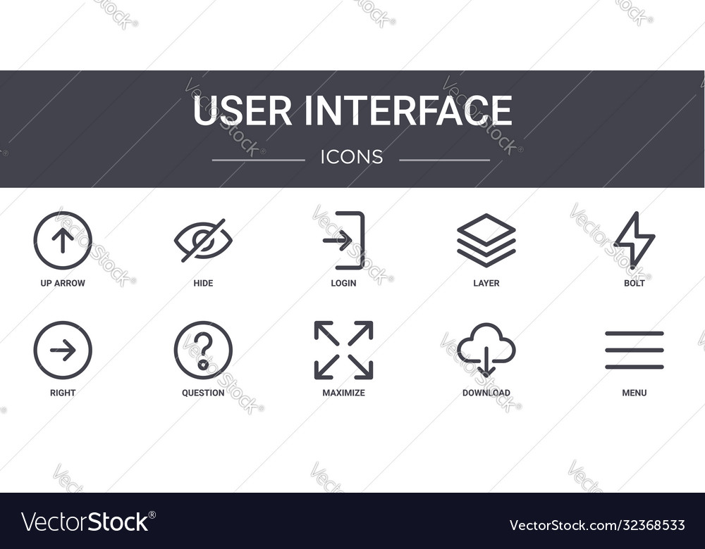 Line Icons - UI & UX Toolkit