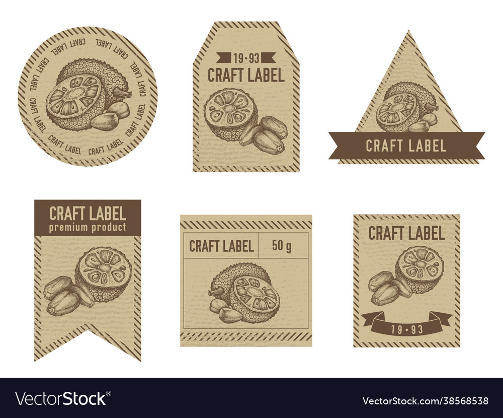 Craft Labels Vintage Design