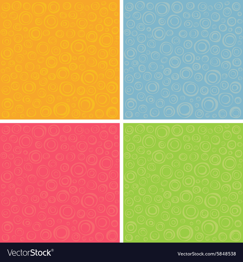 Irregular concentric circles pattern set in differ