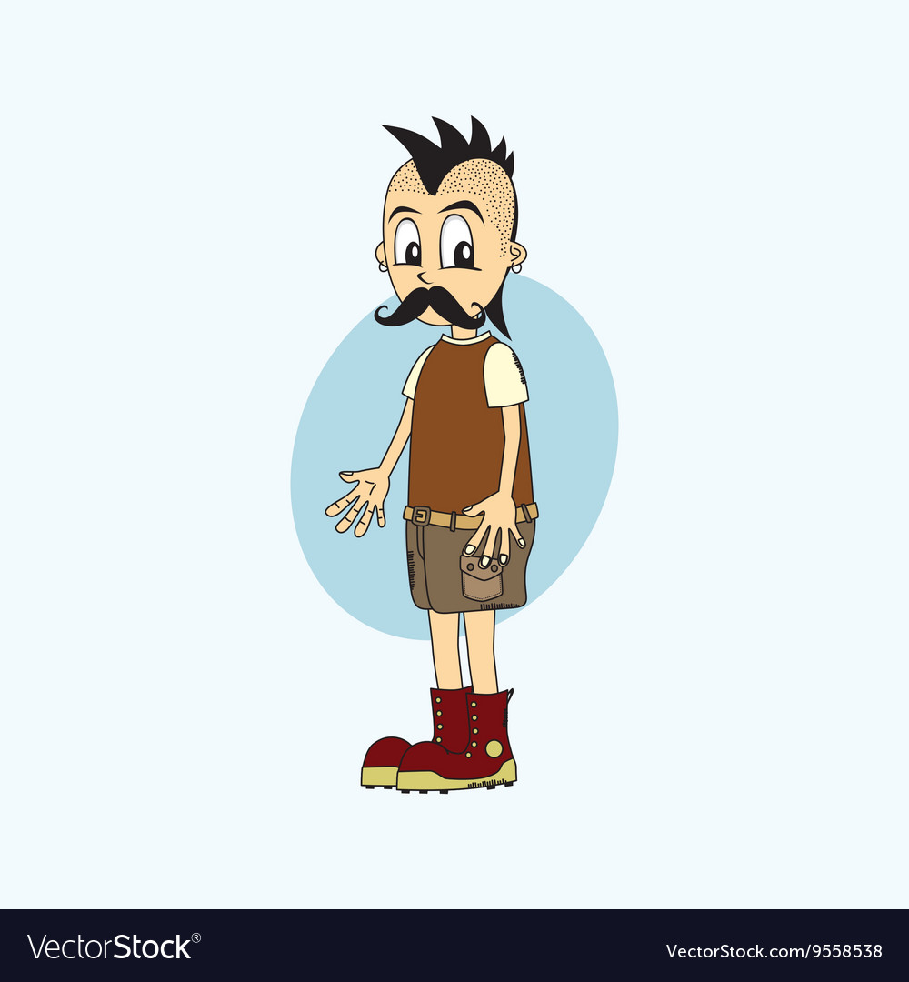 Cartoon Characters With Mustaches And Glasses