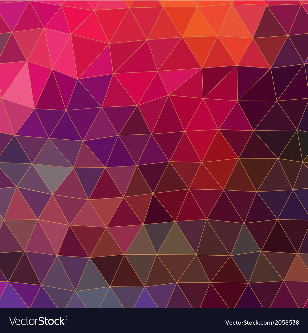 Retro pattern of geometric shapes triangle