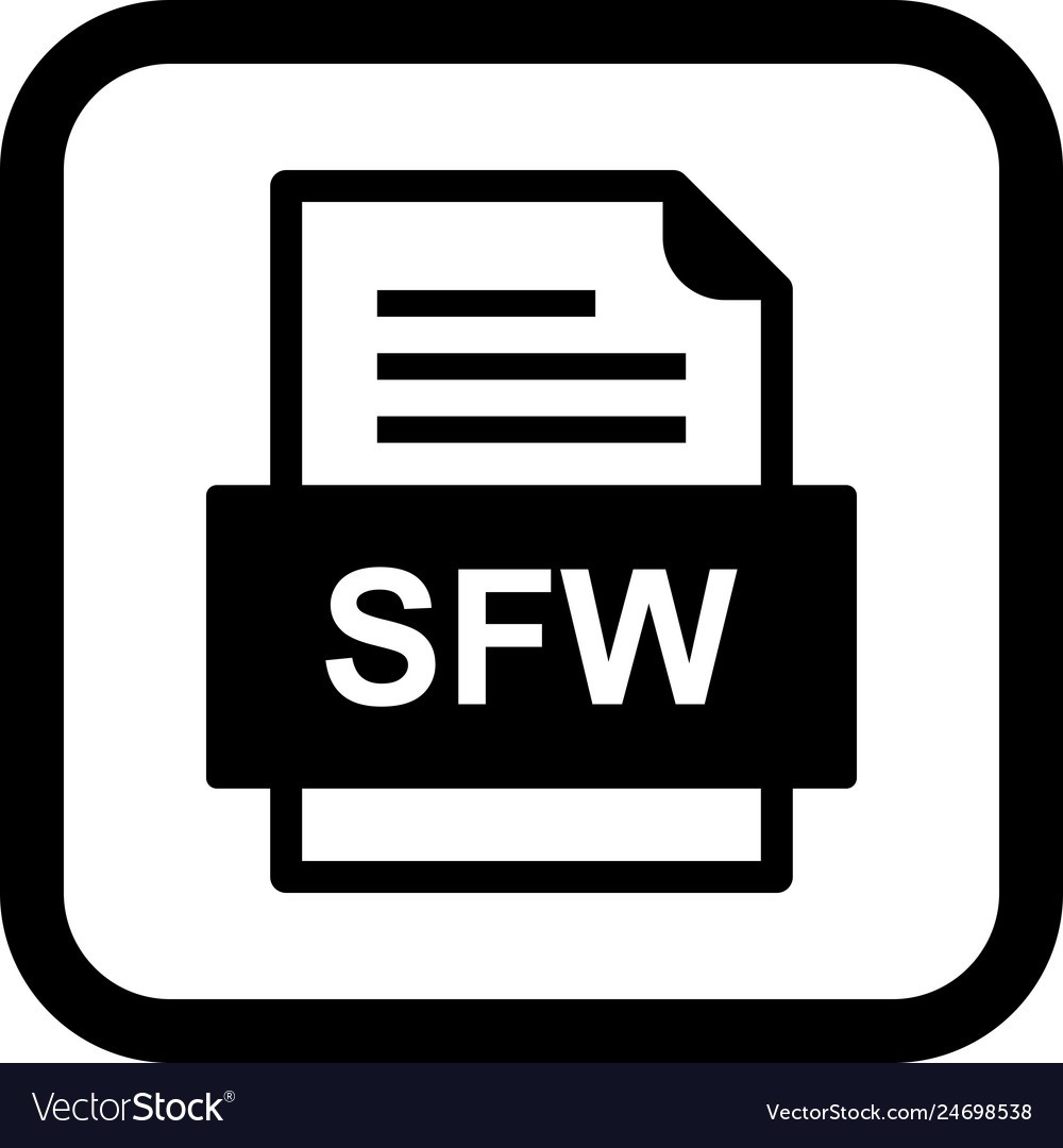 Sfw file document icon