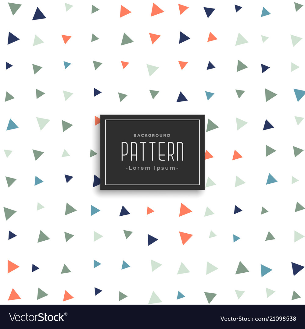 Small Triangle Pattern