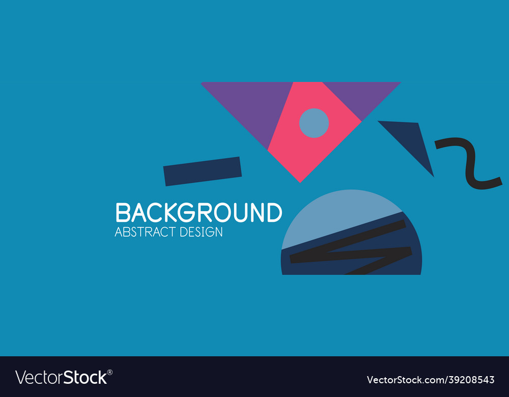 Abstract background blocks lines triangles vector image Abstract background blocks lines triangles