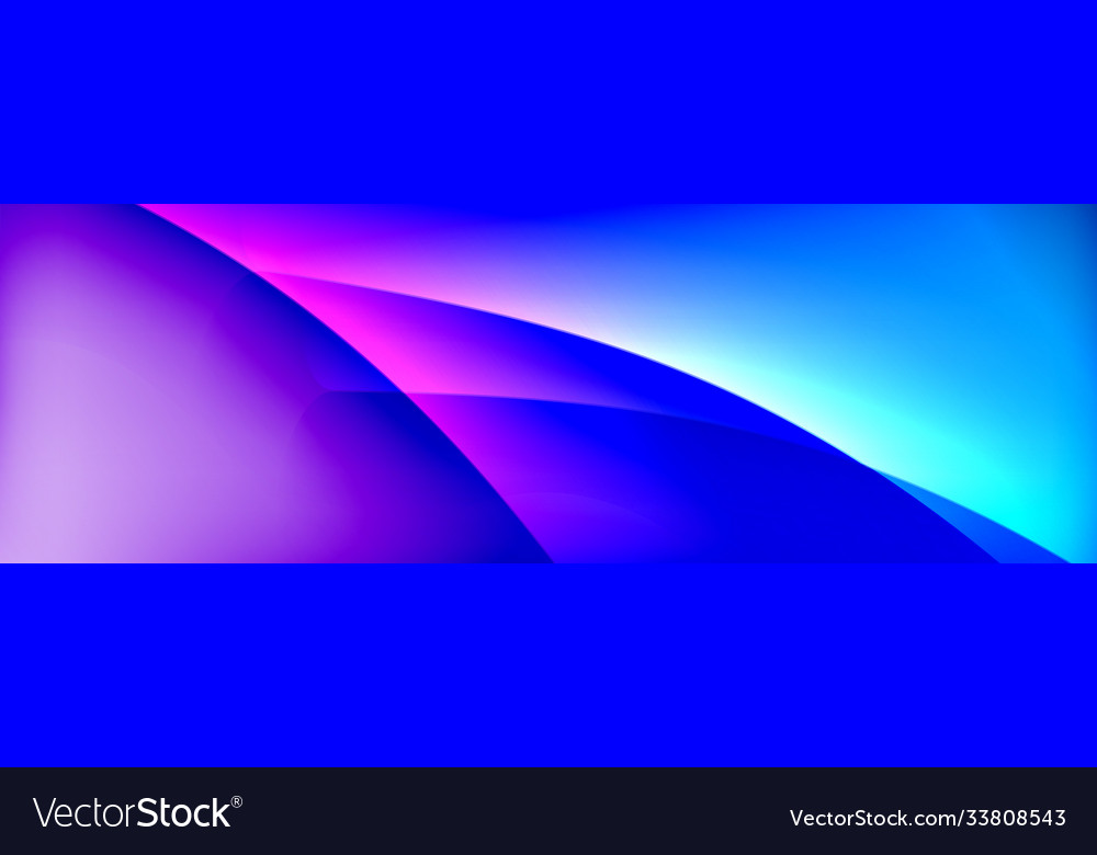 Fluid gradient neon color waves abstract vector image Fluid gradient neon color waves abstract