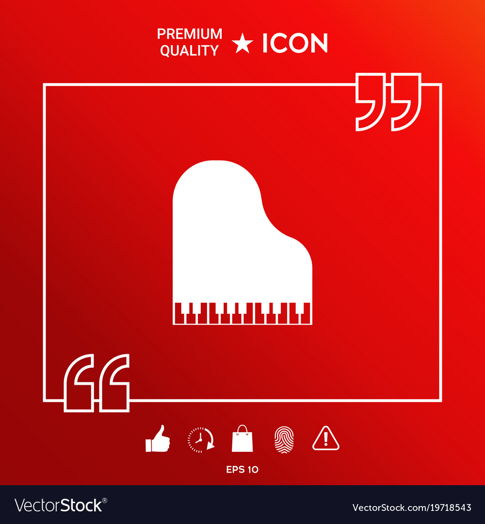 Grand piano icon