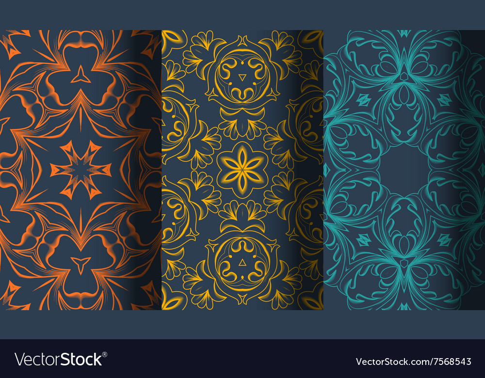 Seamless patterns set