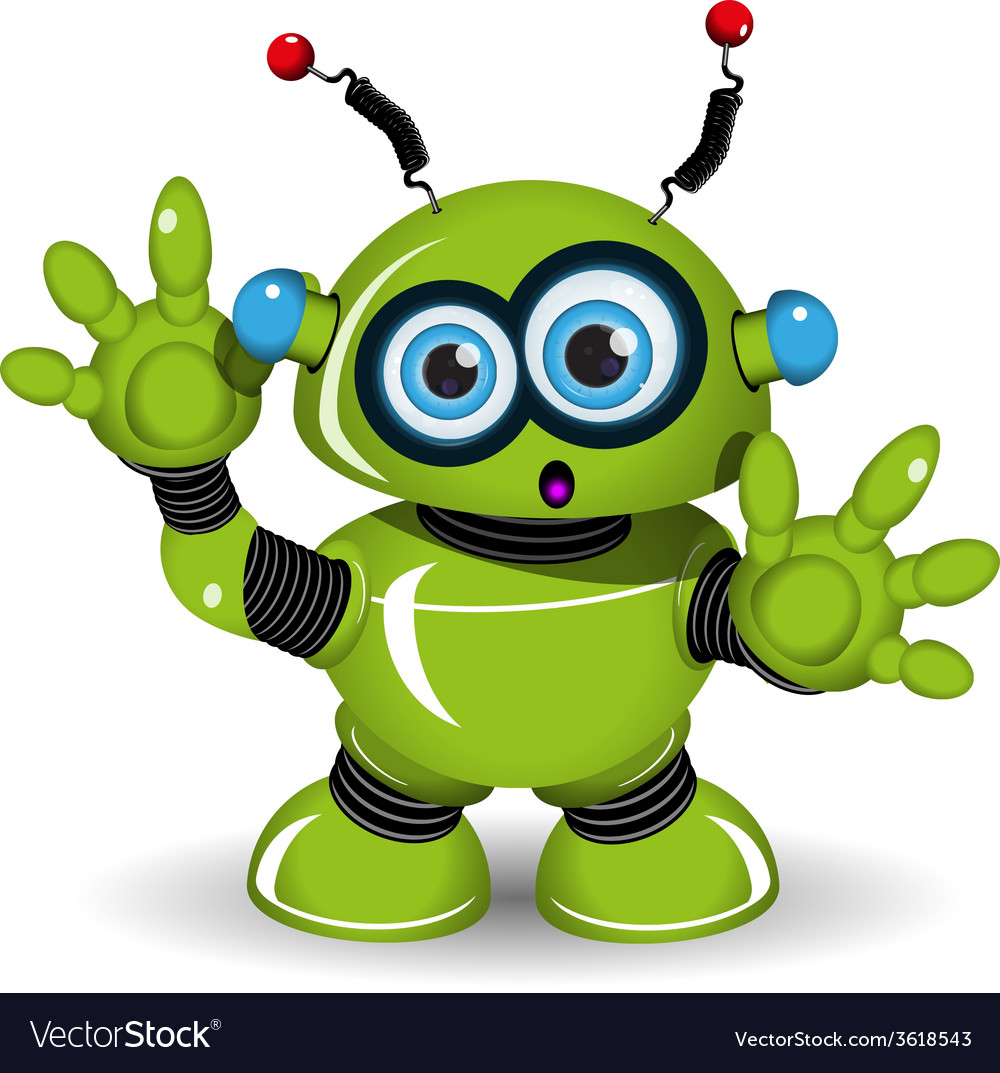 Surprised Robot Android