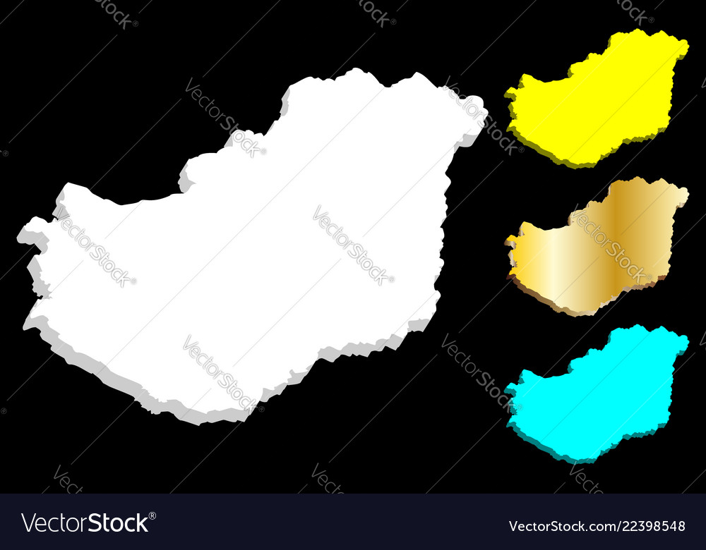 3d map of hungary