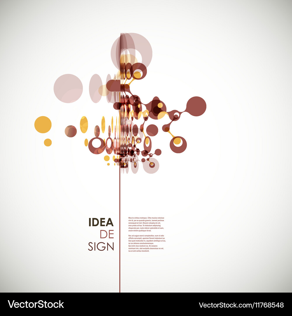 Abstract background with design elements Vector Image