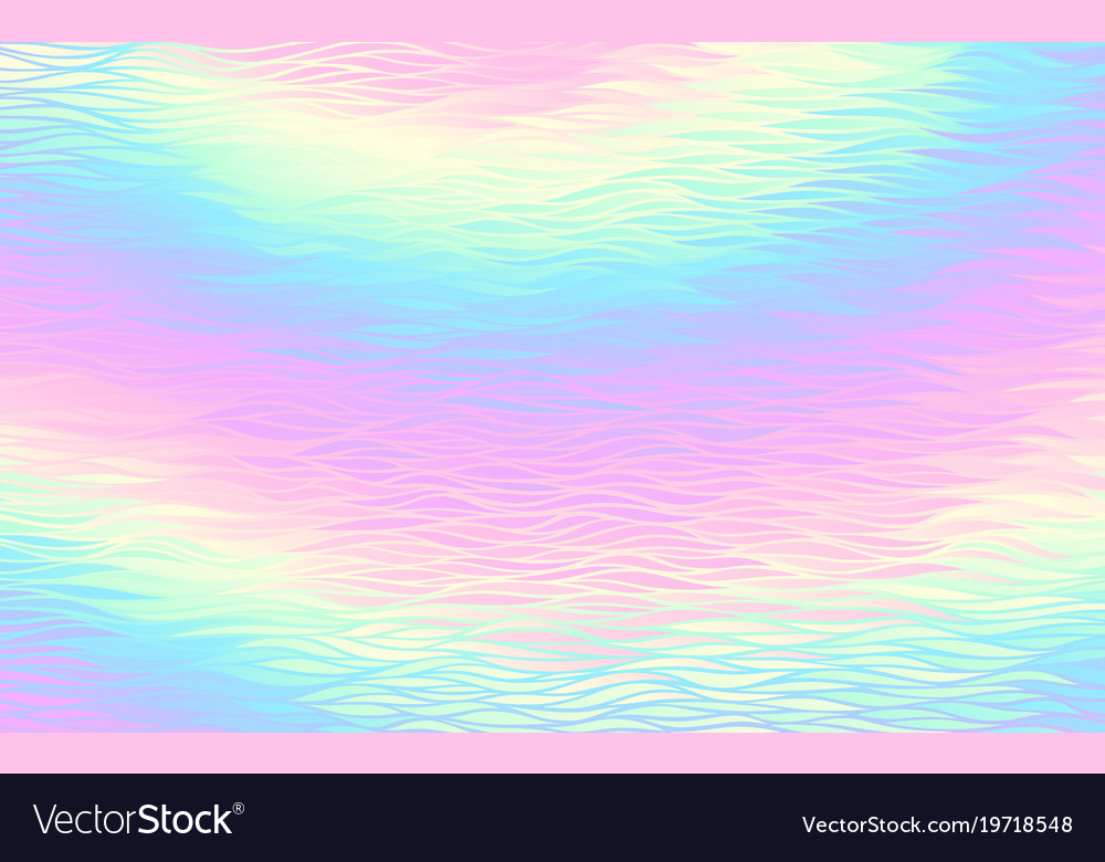 Abstract holographic background with waves pattern