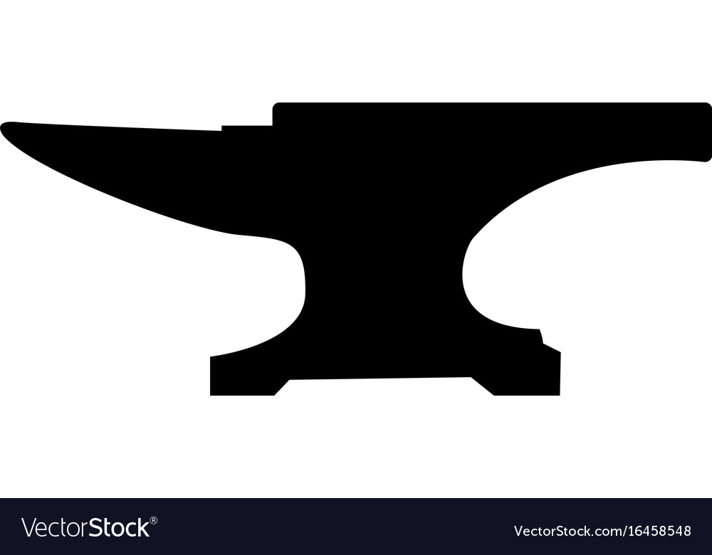 Anvil Block Royalty Free Vector Image - Vectorstock