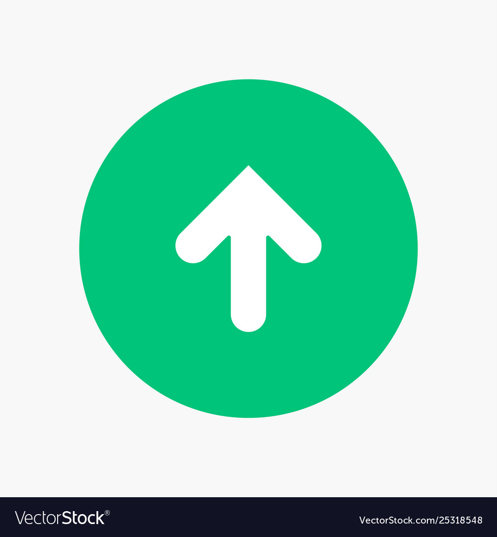 Arrow up upload vector image Arrow up upload