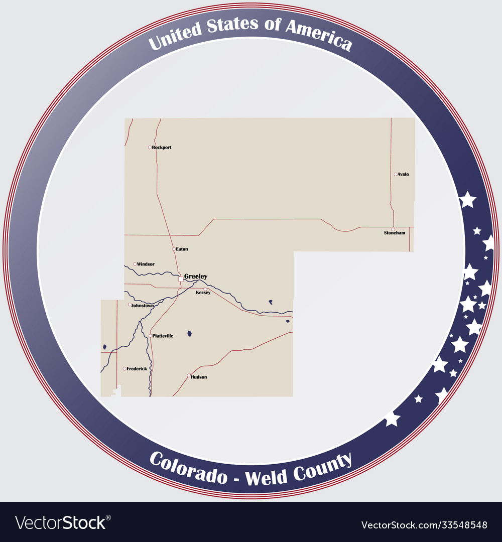 Map weld county in colorado