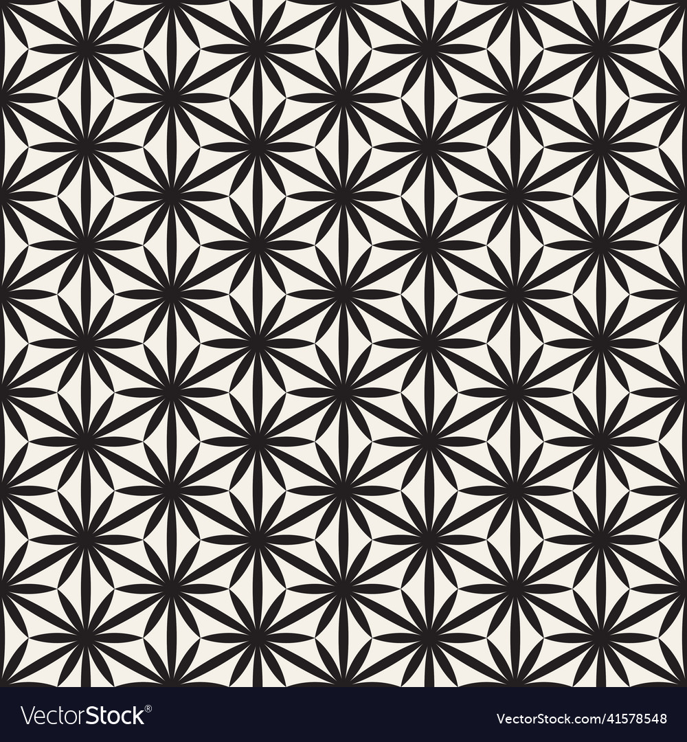 Seamless pattern repeating geometric elements Vector Image