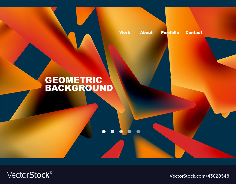 Shards shape composition abstract background web vector image Shards shape composition abstract background web