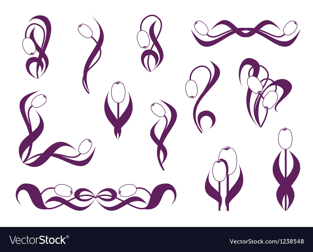 Tulip design elements