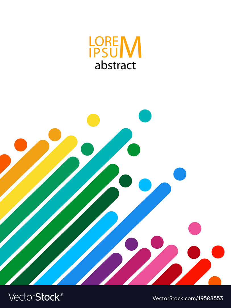 Abstract Colored Lines Background