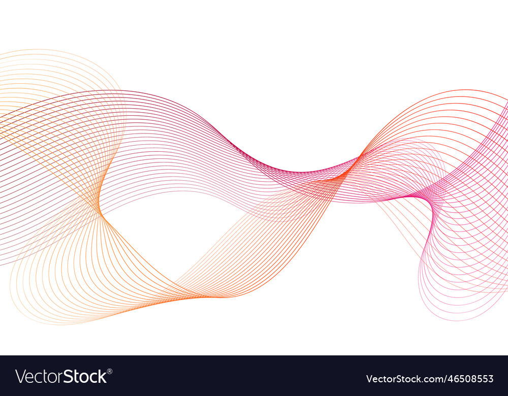Abstract colorful wave element for design digital vector image Abstract colorful wave element for design digital